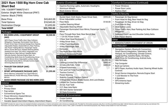 ram ram 1500 pickup 2021 1C6SRFFT4MN721411 image ram ram 1500 pickup 2021 1C6SRFFT4MN721411 image